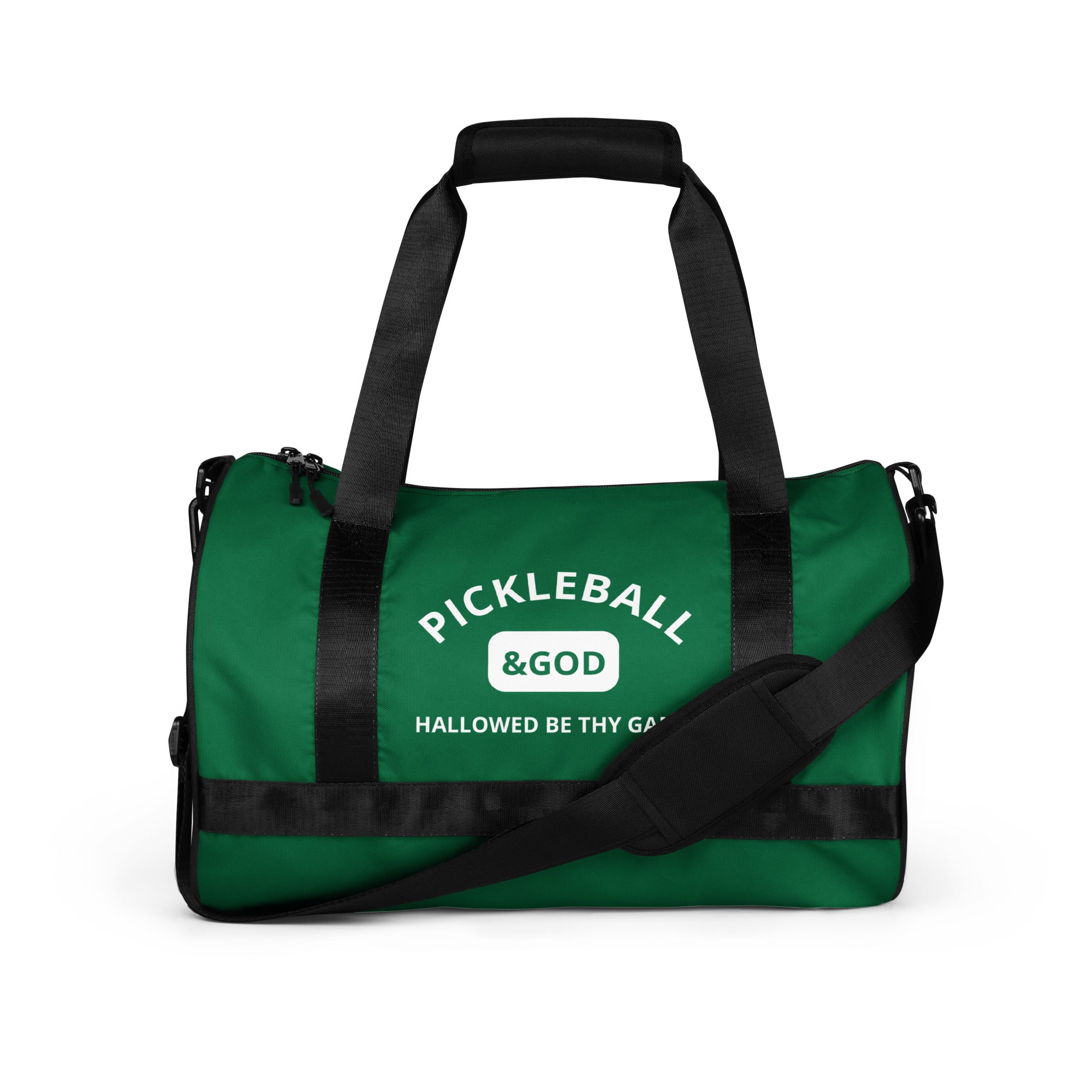 Pickleball &GOD Emerald Gym Bag