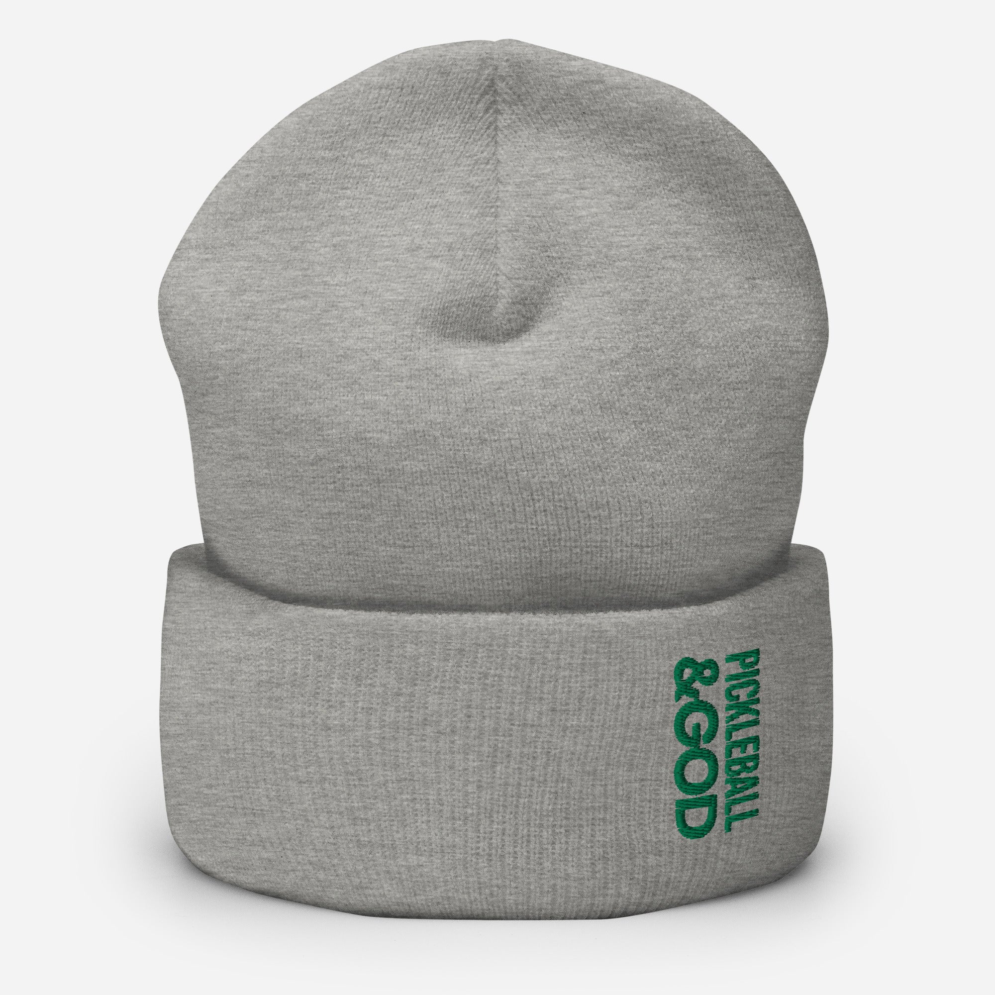 Pickleball &GOD Irish Cuffed Beanie