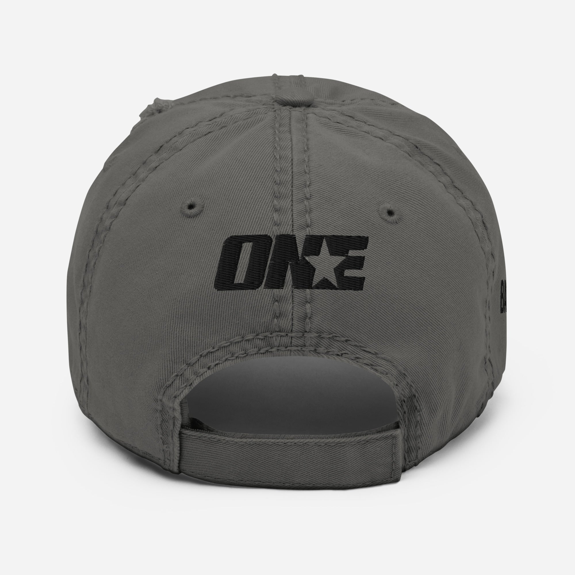 Baseball 1STAR Distressed Dad Cap