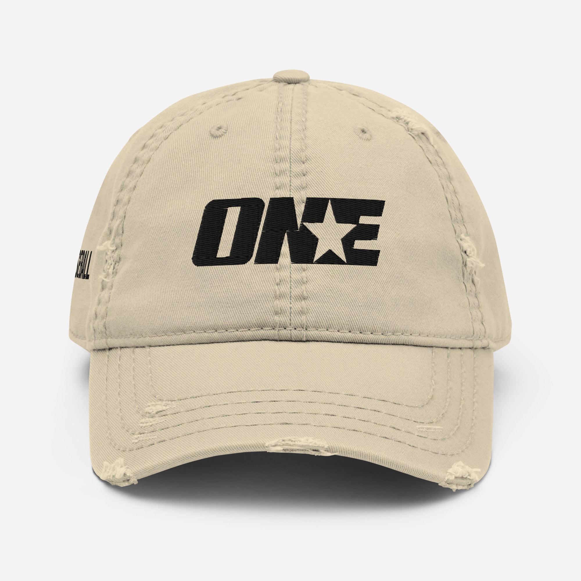 Baseball 1STAR Distressed Dad Cap