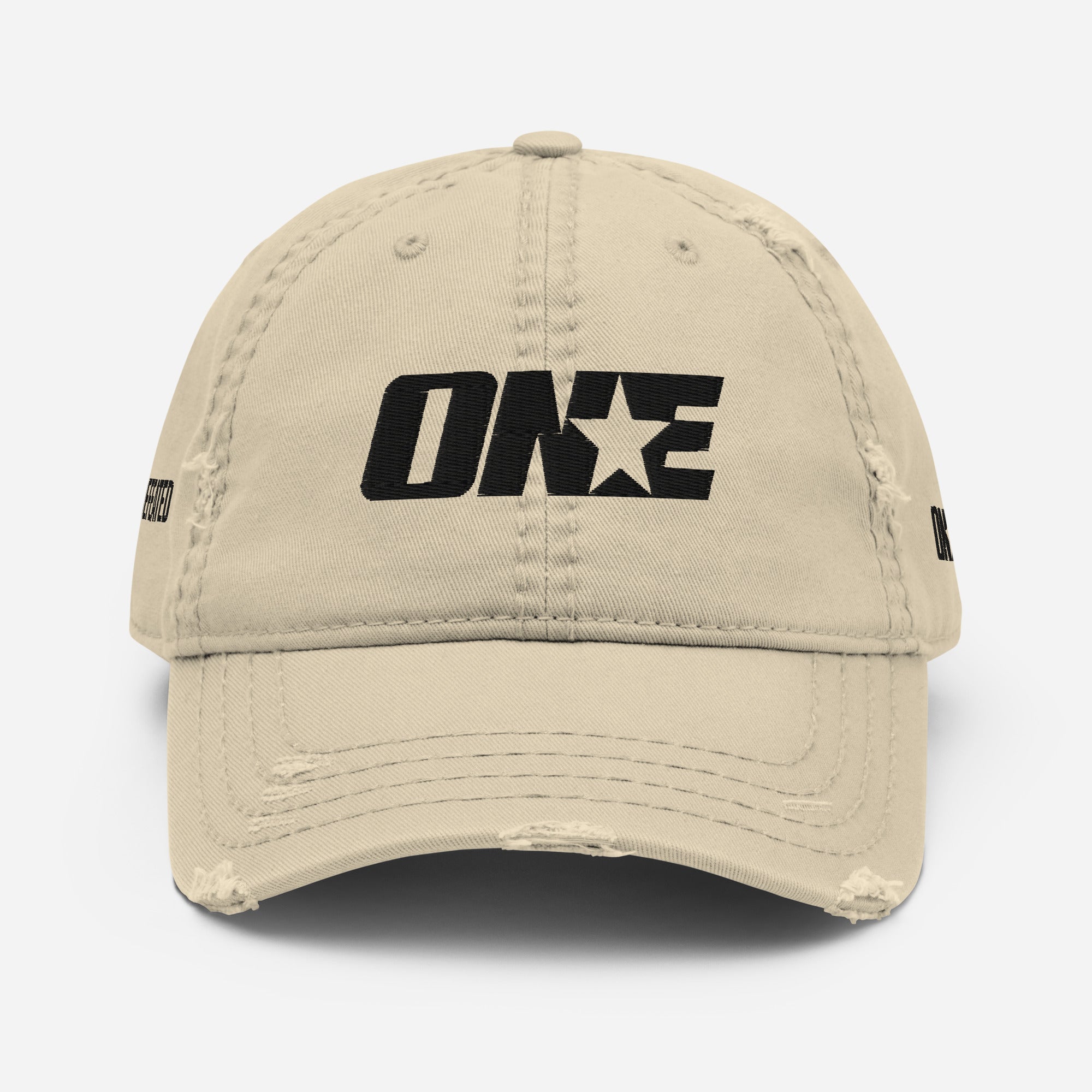 1STAR Undefeated Distressed Dad Cap