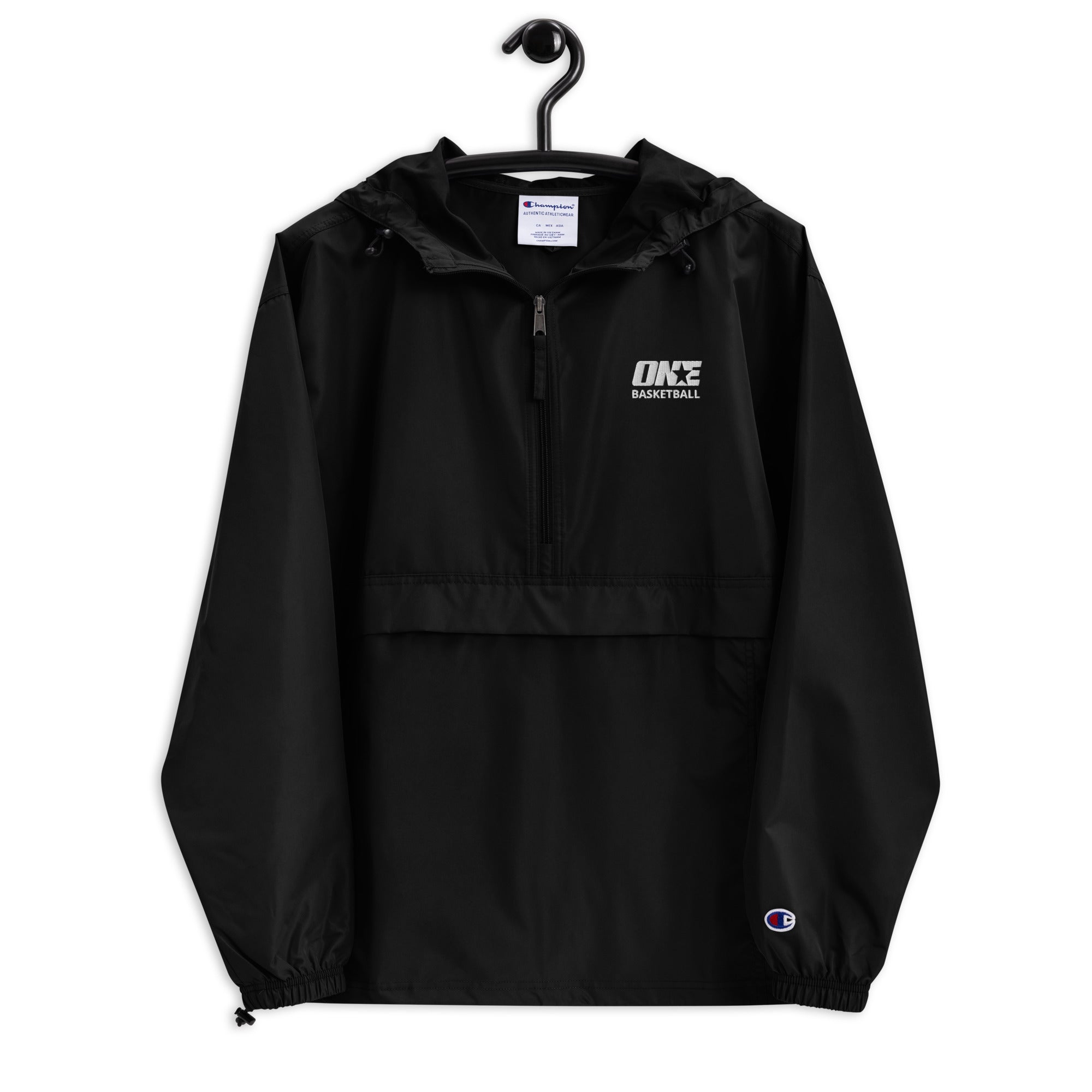 Basketball 1STAR Embroidered Champion Packable Jacket