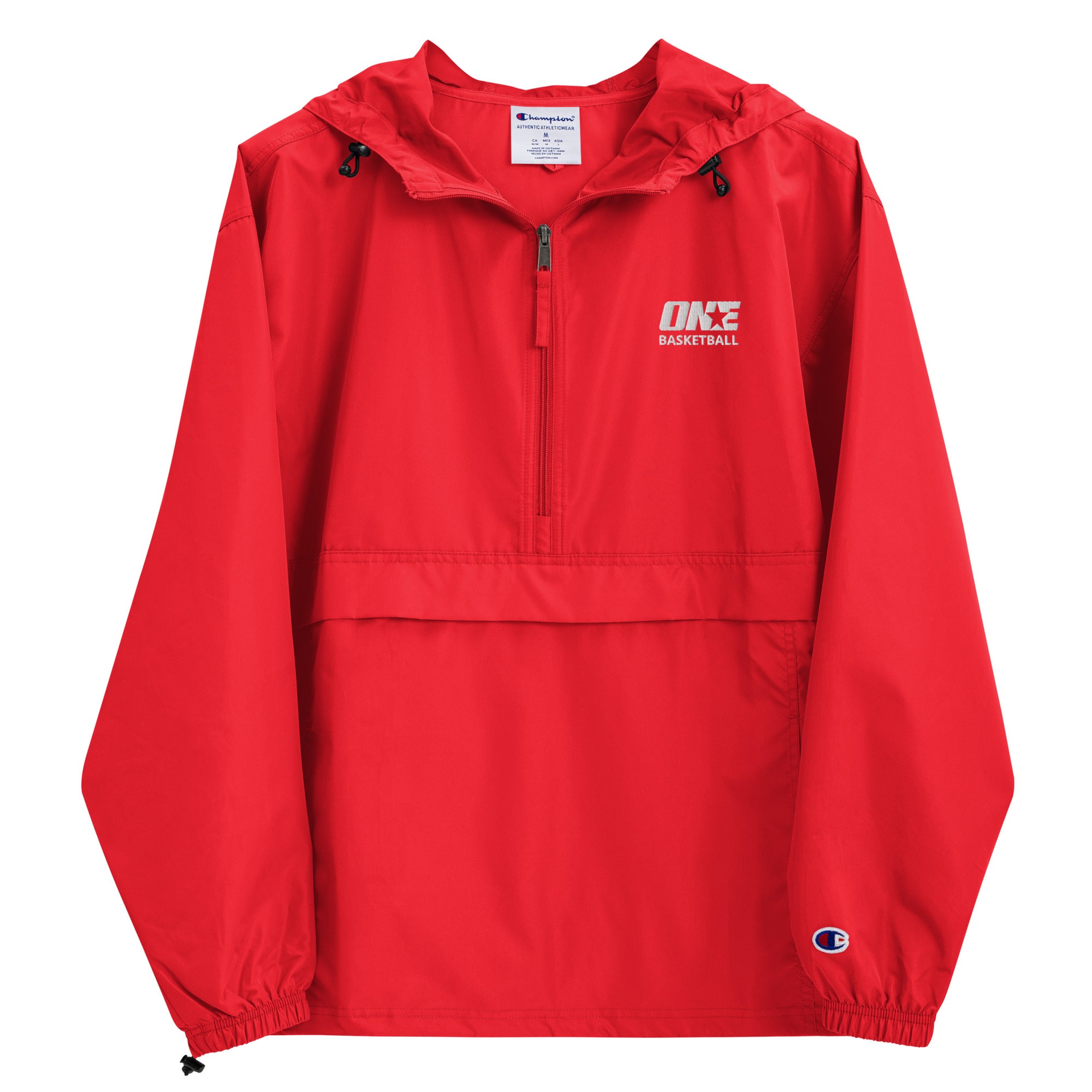 Basketball 1STAR Embroidered Champion Packable Jacket