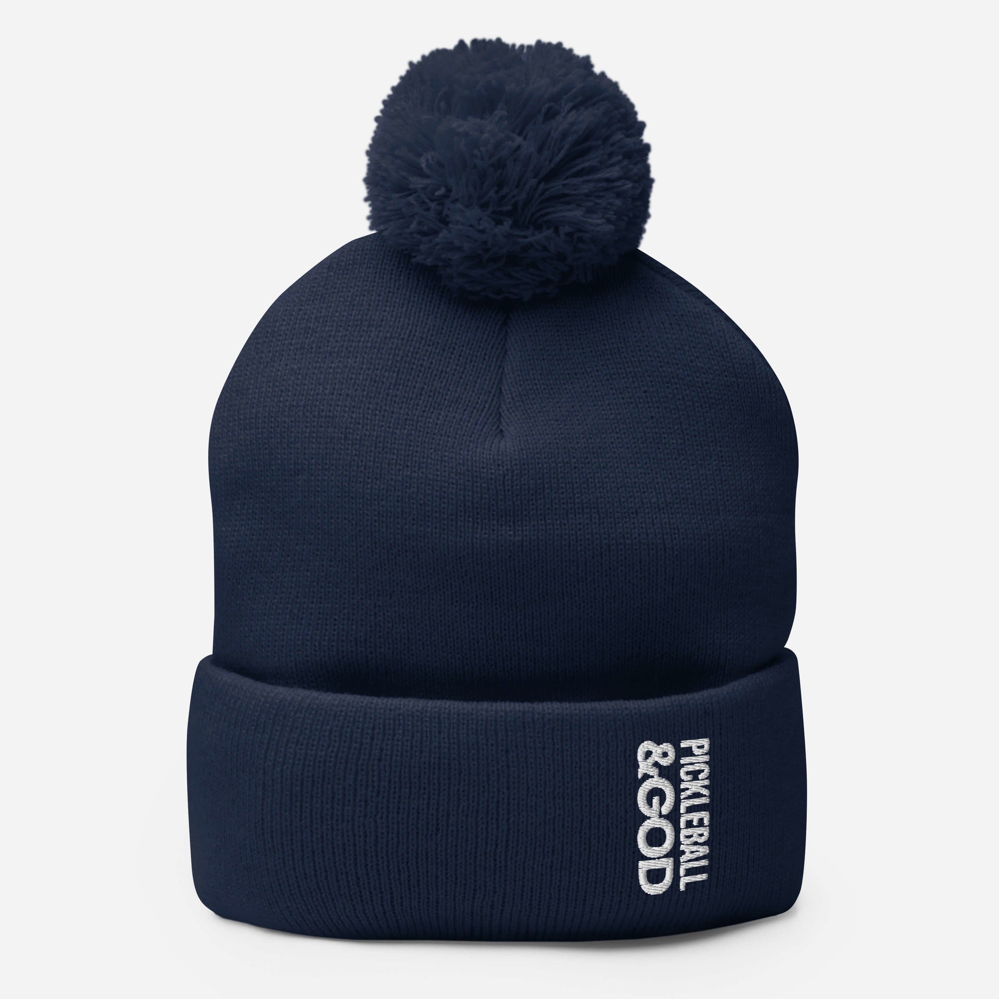 Pickleball &GOD Pom-Pom Beanie