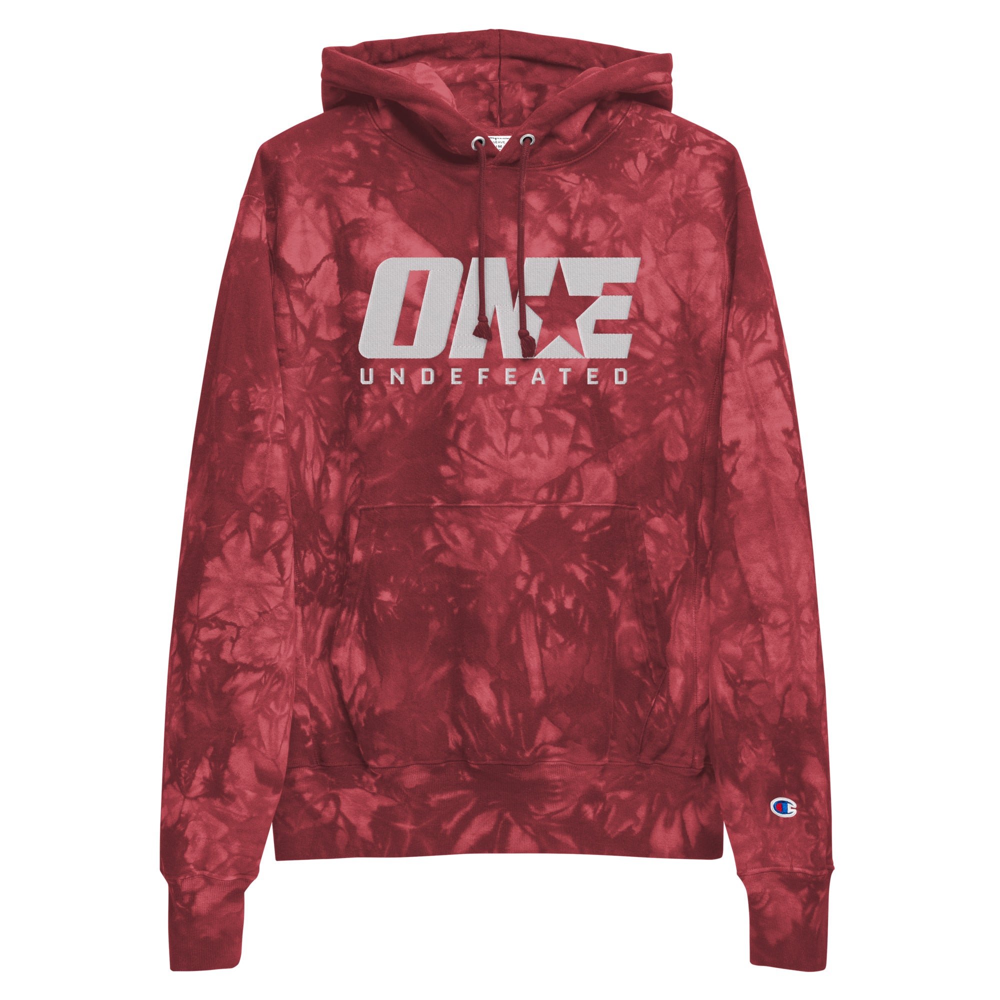 1STAR Undefeated Champion Tie-dye Hoodie