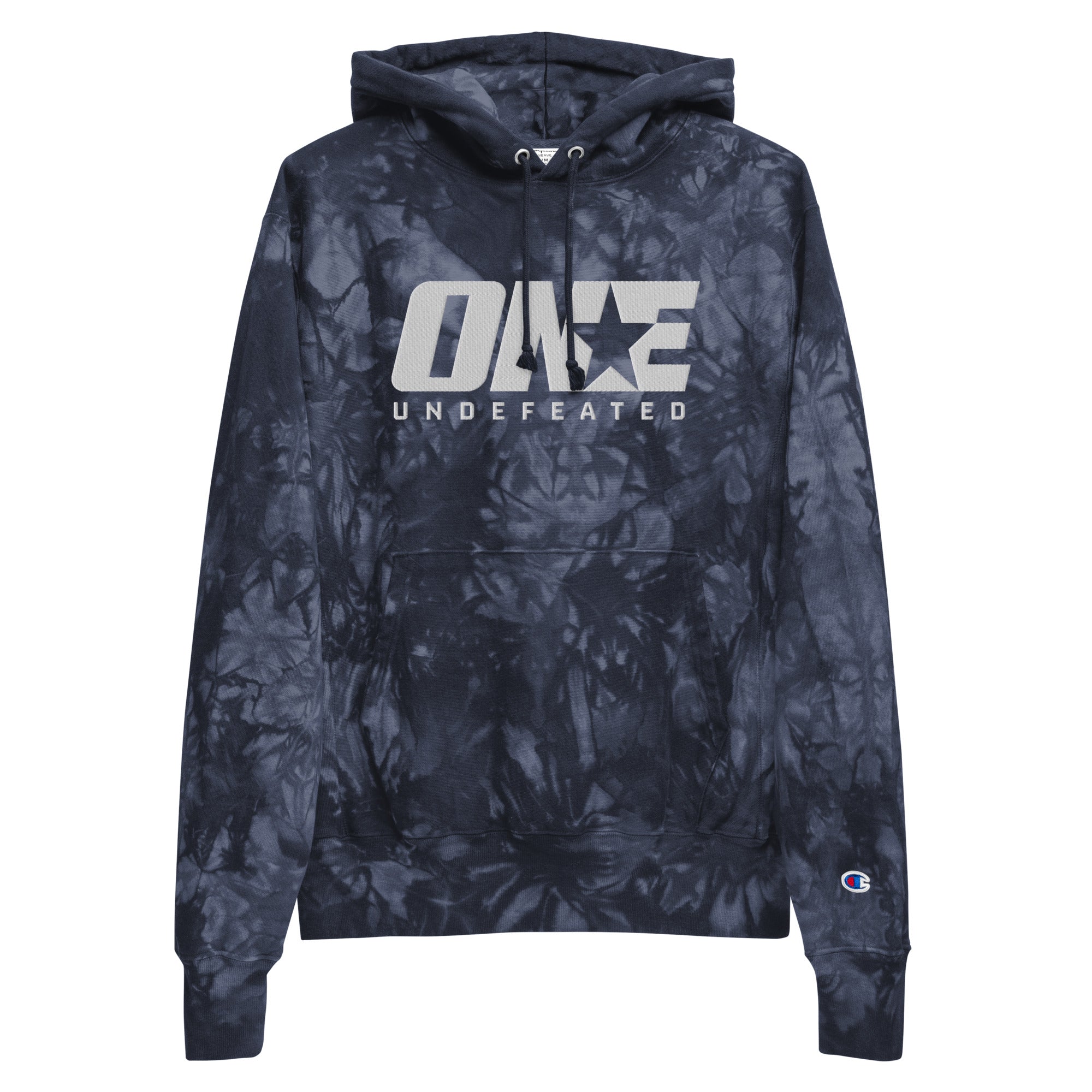 1STAR Undefeated Champion Tie-dye Hoodie