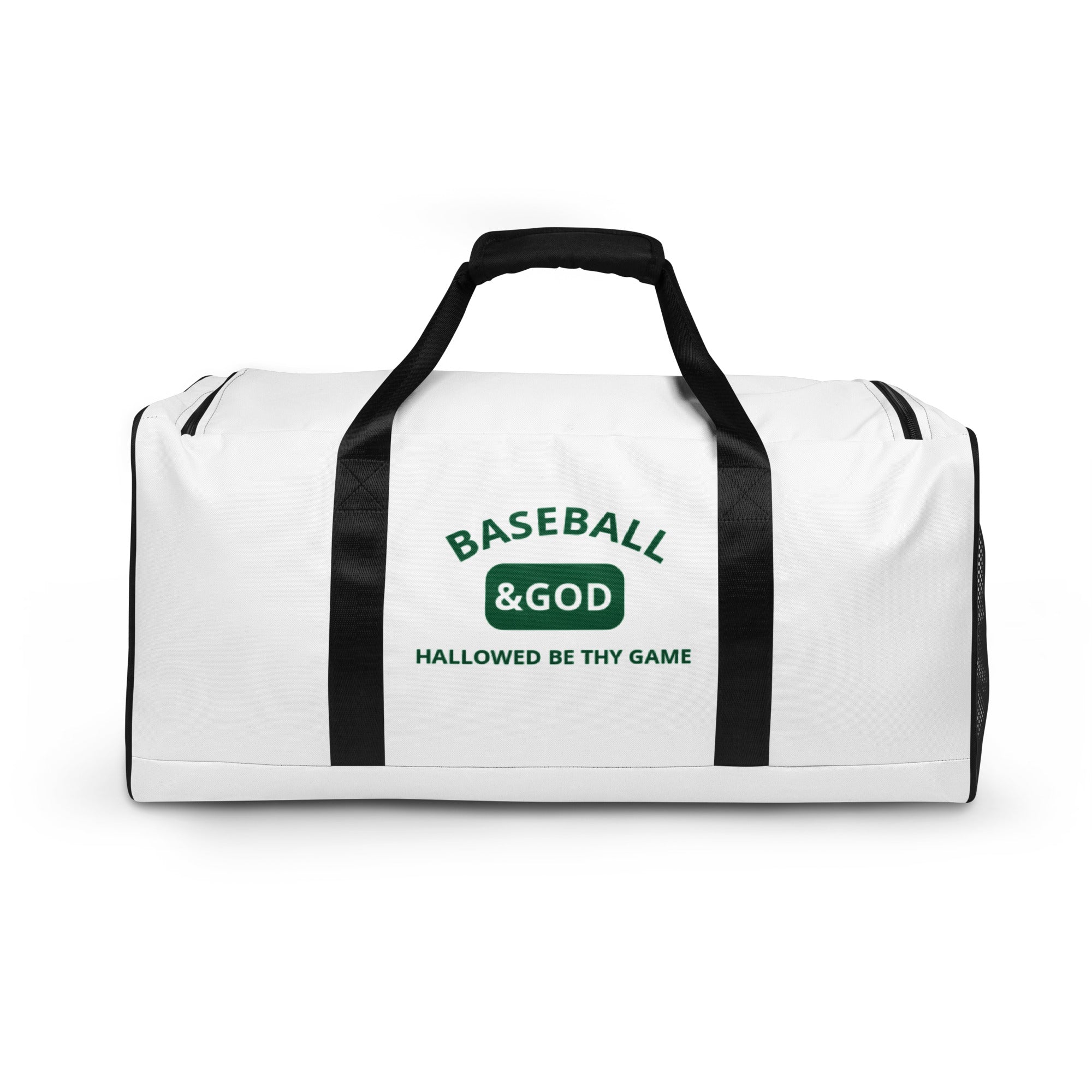 Baseball &God Shamrock Duffle Bag