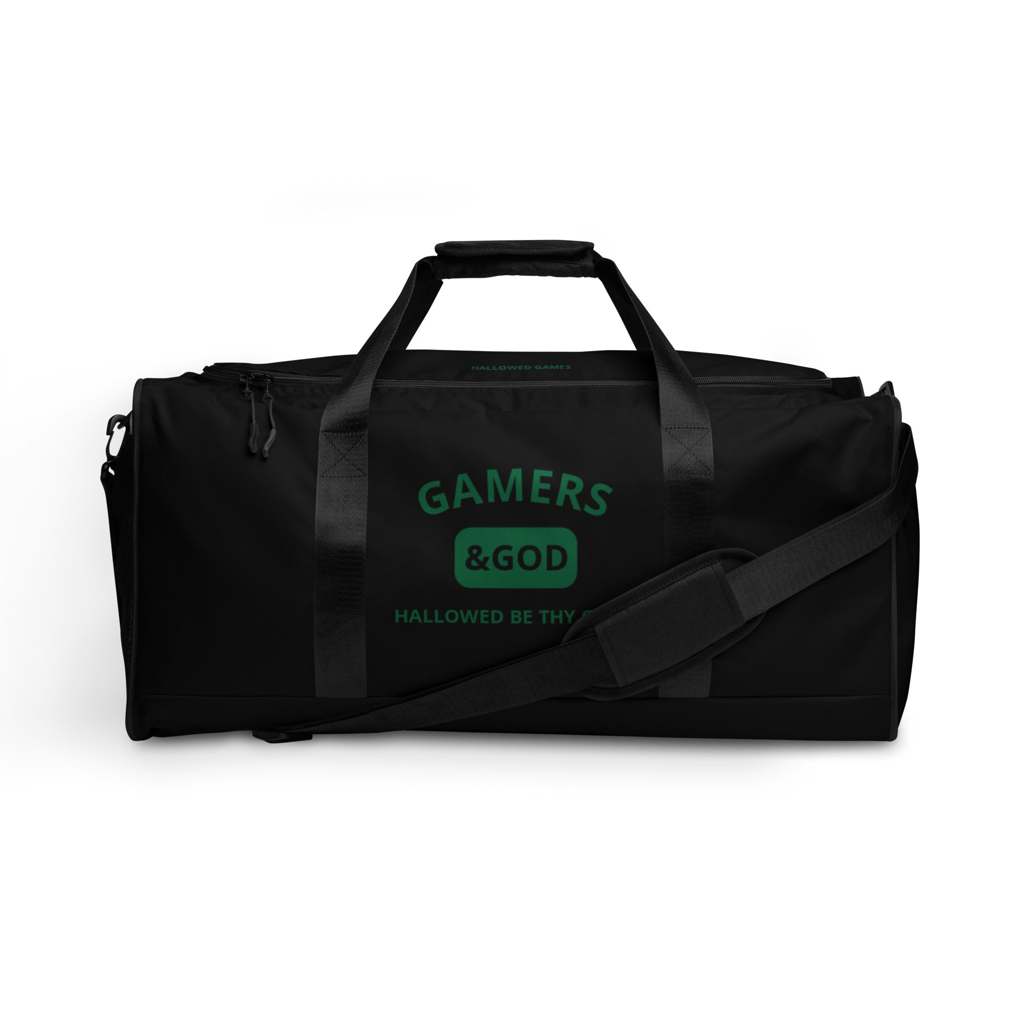 Gamers &God Evergreen Duffle Bag