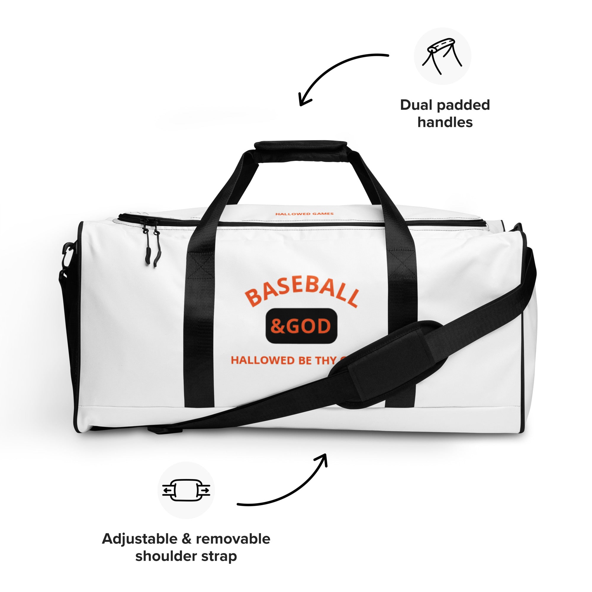 Baseball &God Outrageous Duffle Bag