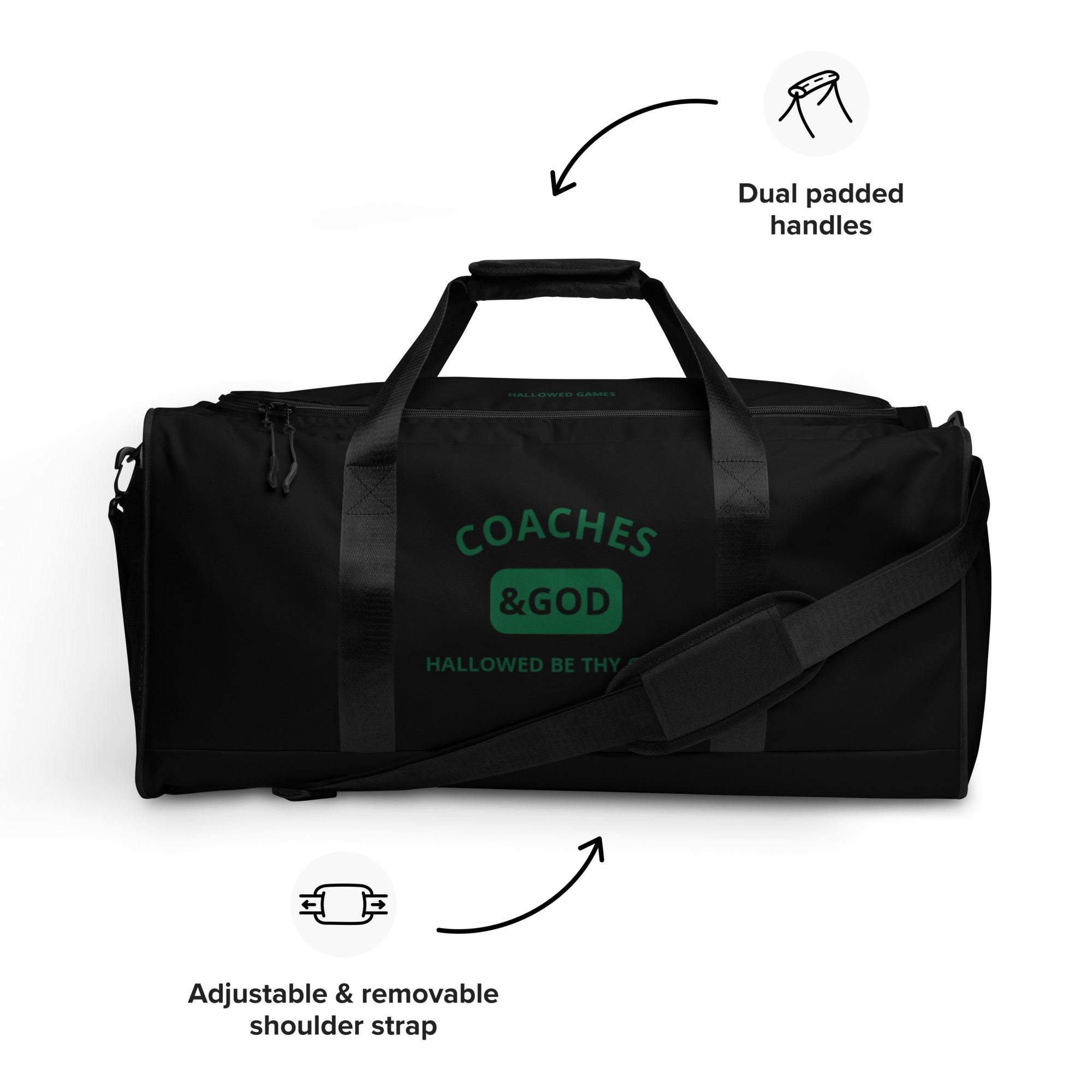 1STAR Coaches &God Evergreen Duffle Bag