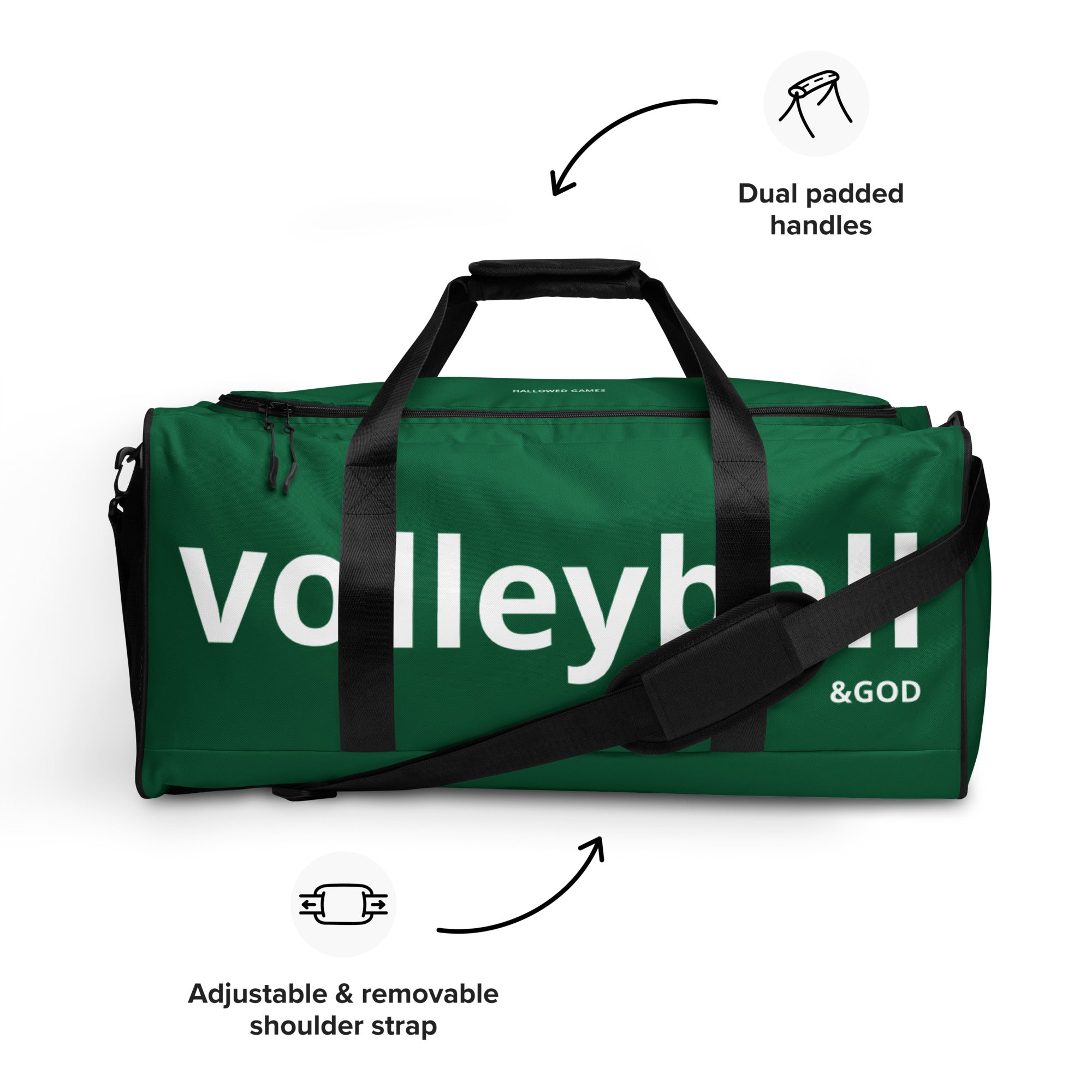 Volleyball &God Irish City Duffle Bag