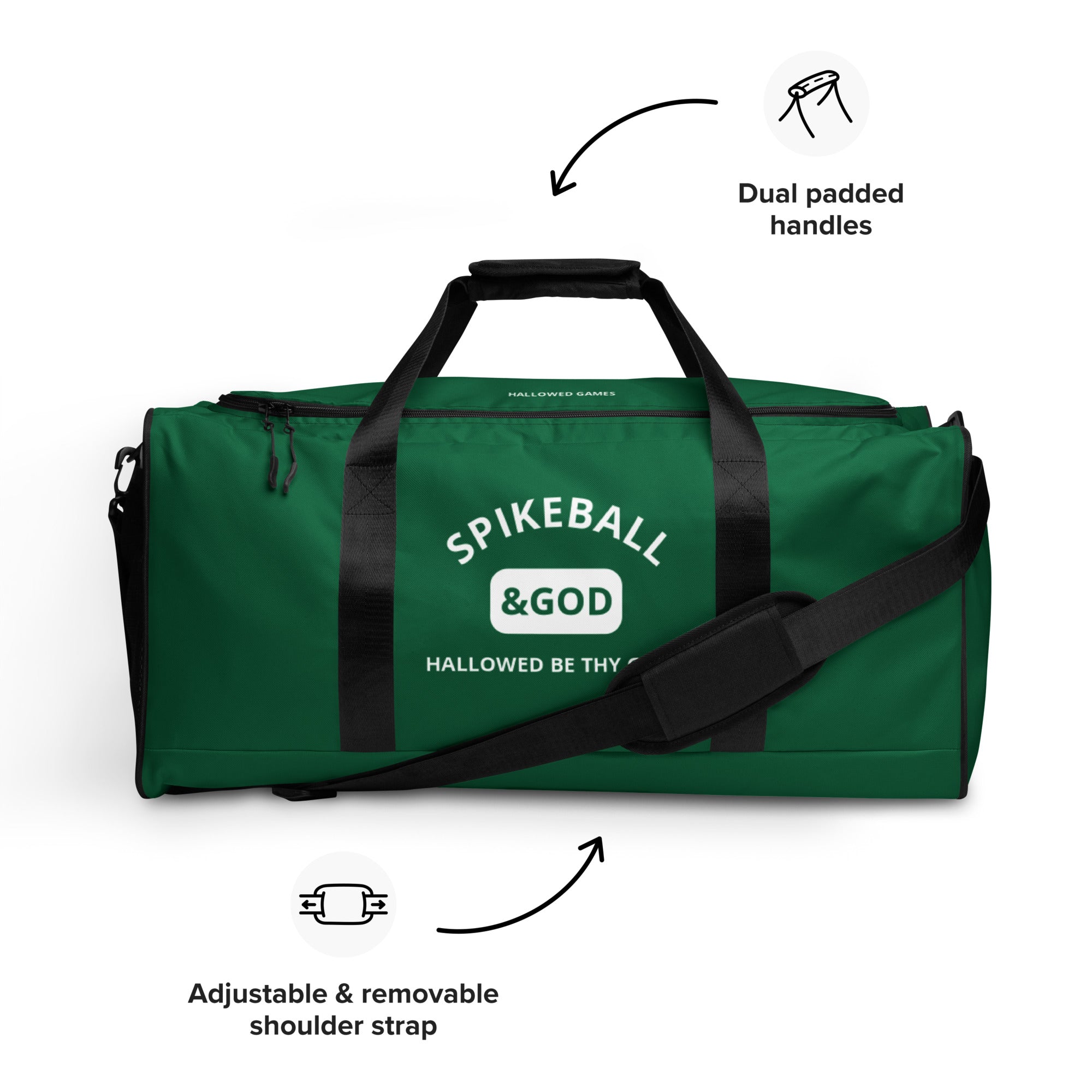 Spikeball &God Irish Duffle Bag