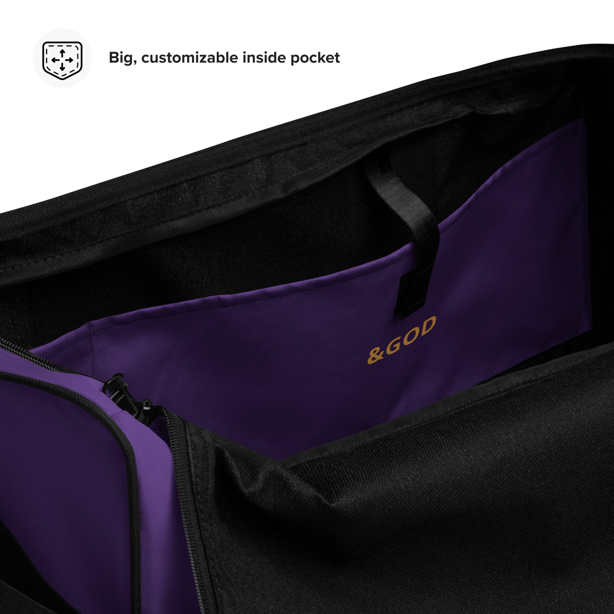 Football &God Icon Duffle Bag