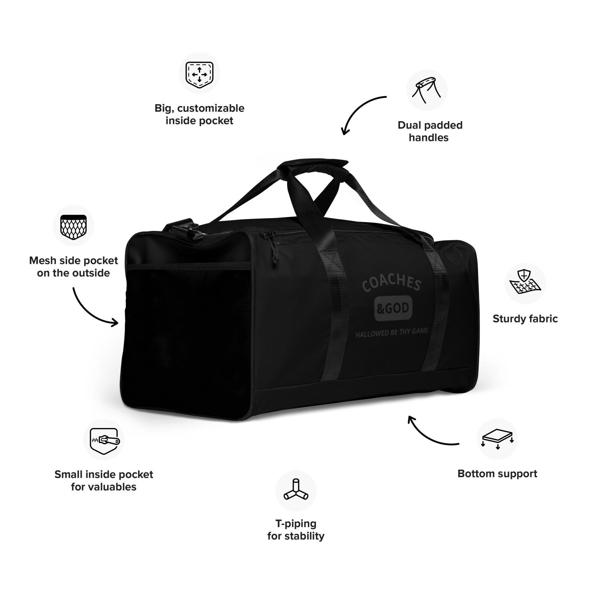1STAR Coaches &God Essential Duffle Bag