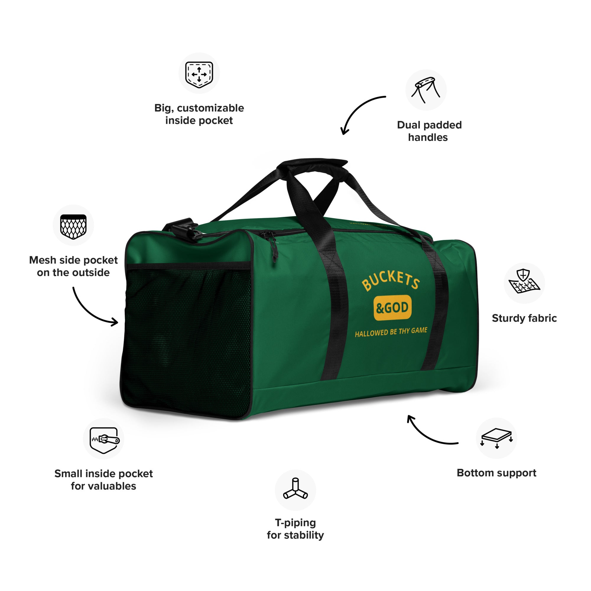 Buckets &God Rampage Duffle Bag