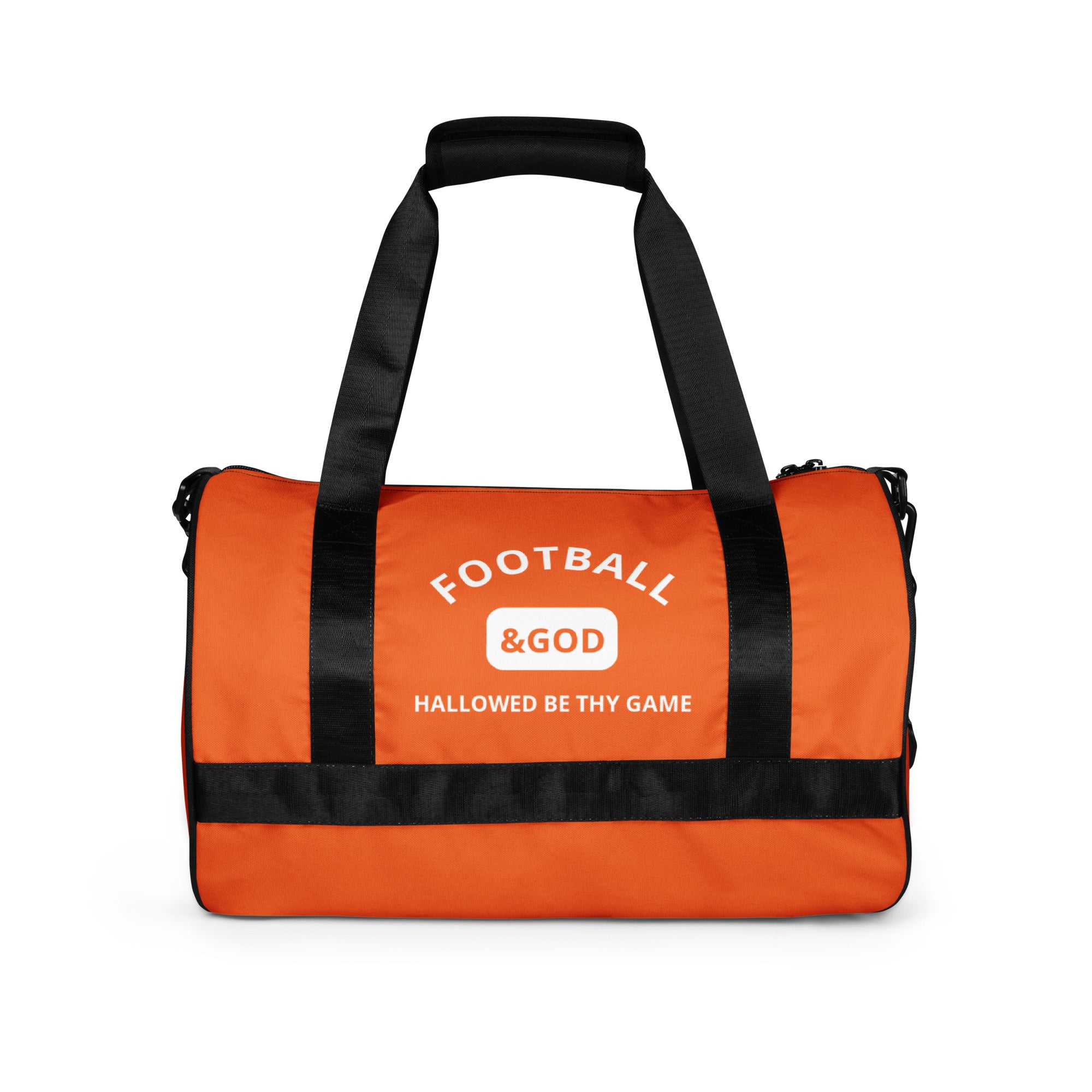 Football &God Orange Gym Bag