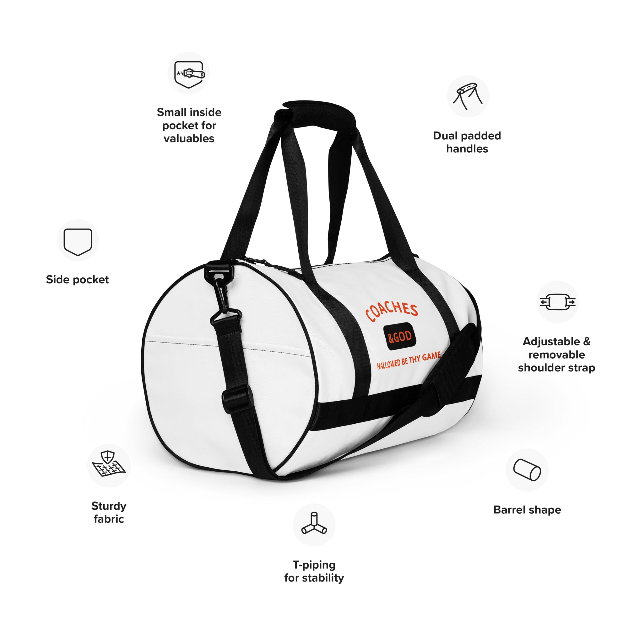 1STAR Coaches &God Outrageous Gym Bag