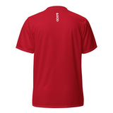 Basketball &God Crimson Recycled Unisex Sports Jersey T-Shirt