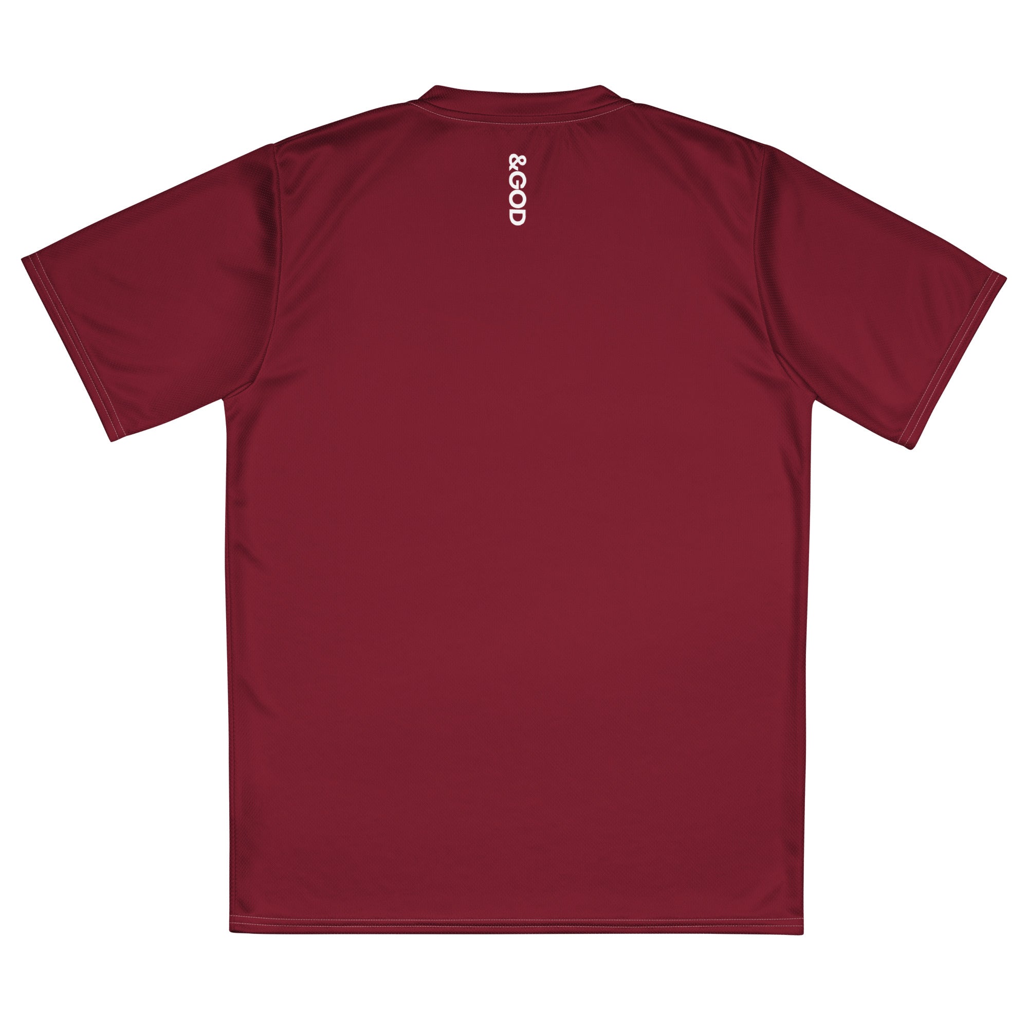 Basketball &God Rust Recycled Unisex Sports Jersey T-Shirt