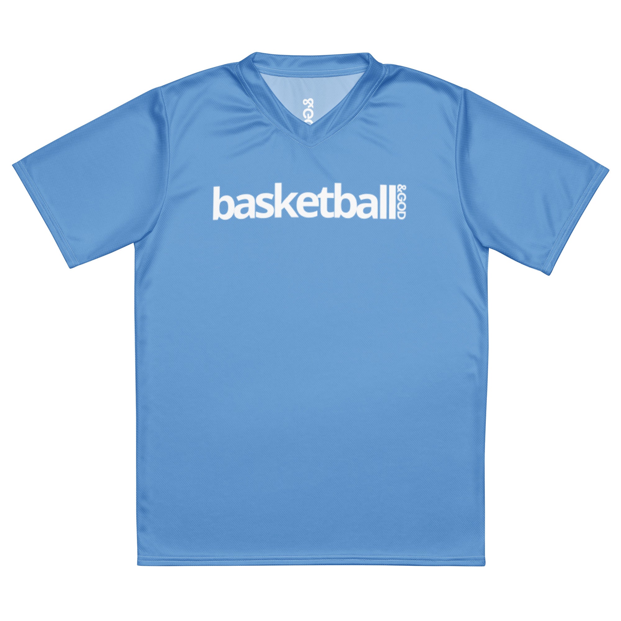 Basketball &God Sky Recycled Unisex Sports Jersey T-Shirt