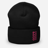Forwards &God Flamingo Cuffed Beanie