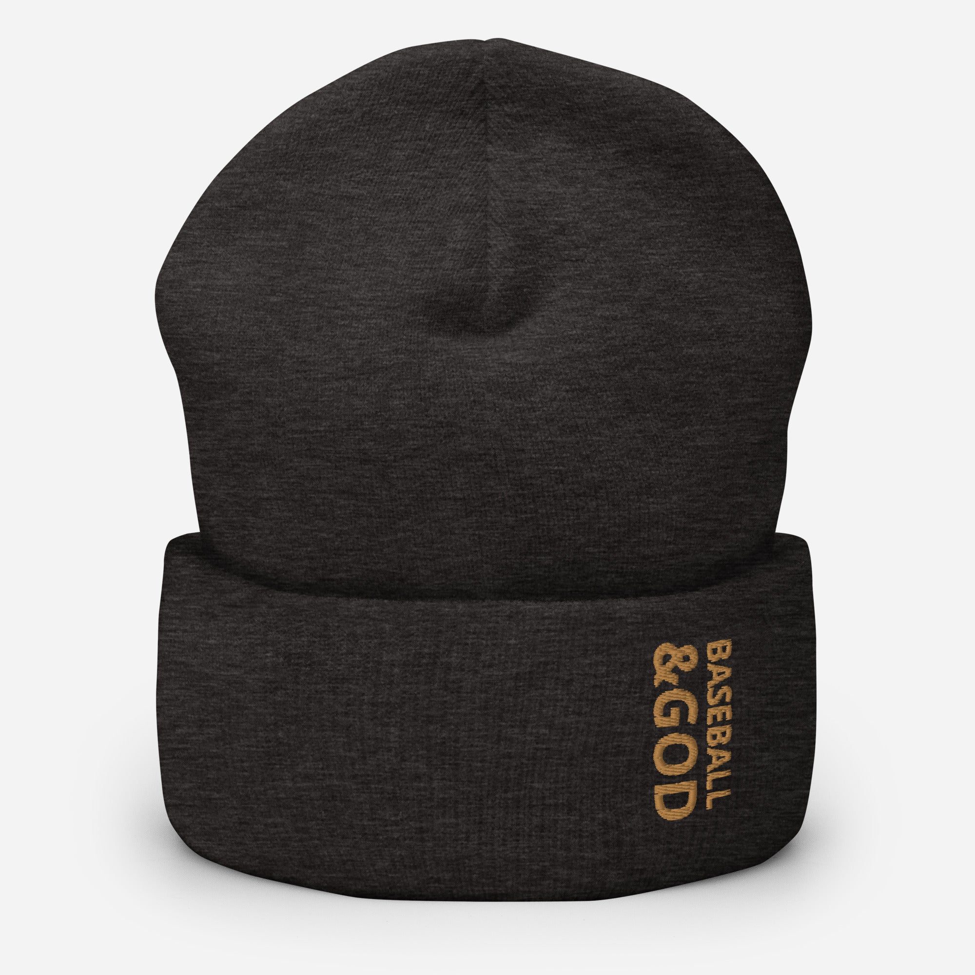 Baseball &God Zest Cuffed Beanie