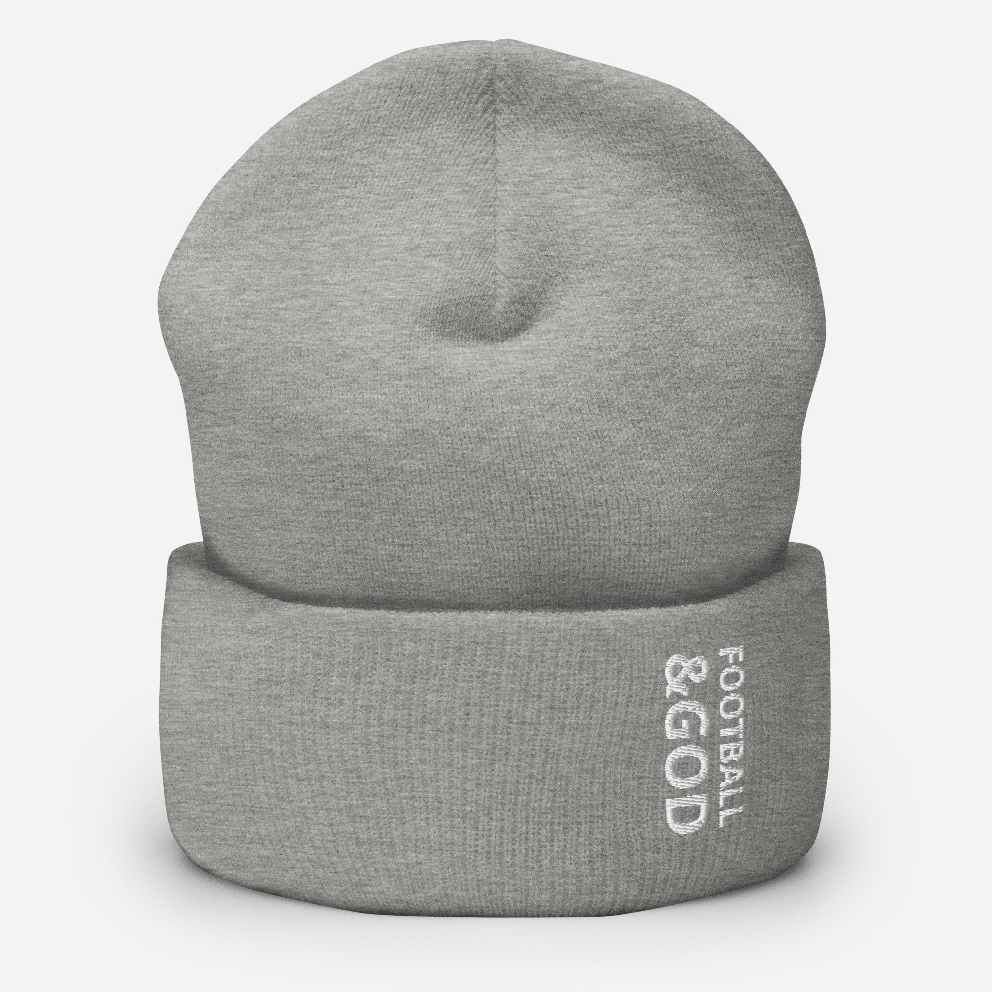 Football &God Cuffed Beanie
