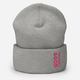 Football &God Flamingo Cuffed Beanie