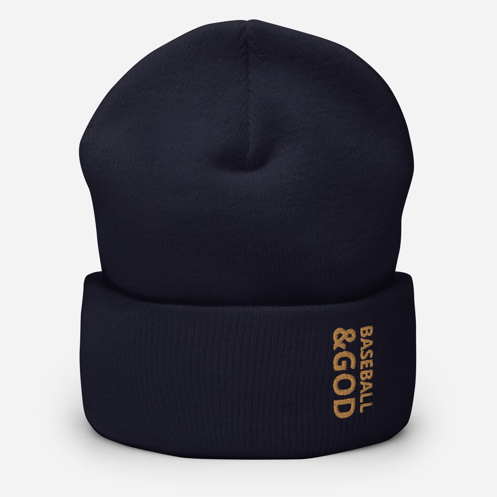 Baseball &God Zest Cuffed Beanie