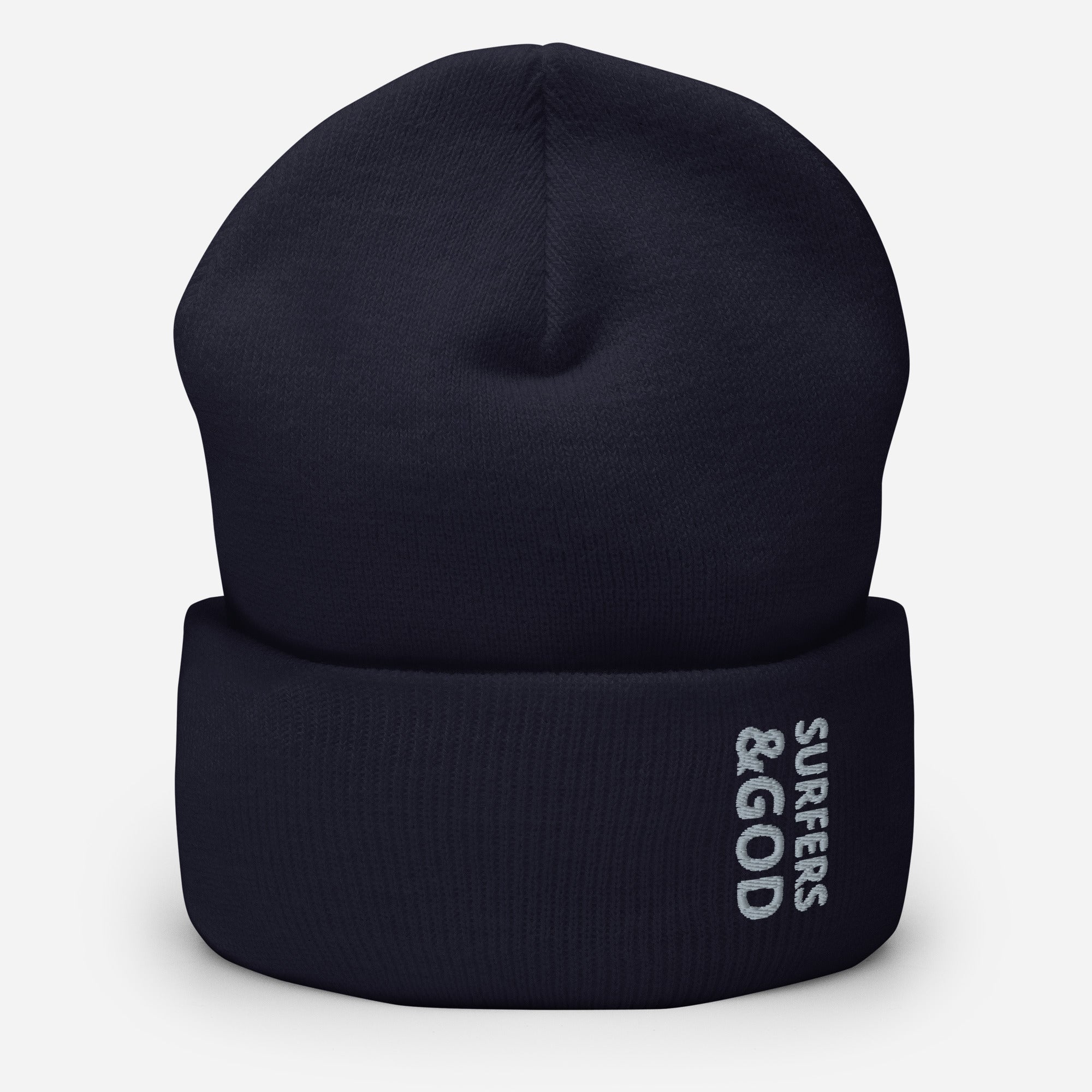 Surfers &God Smoke Cuffed Beanie