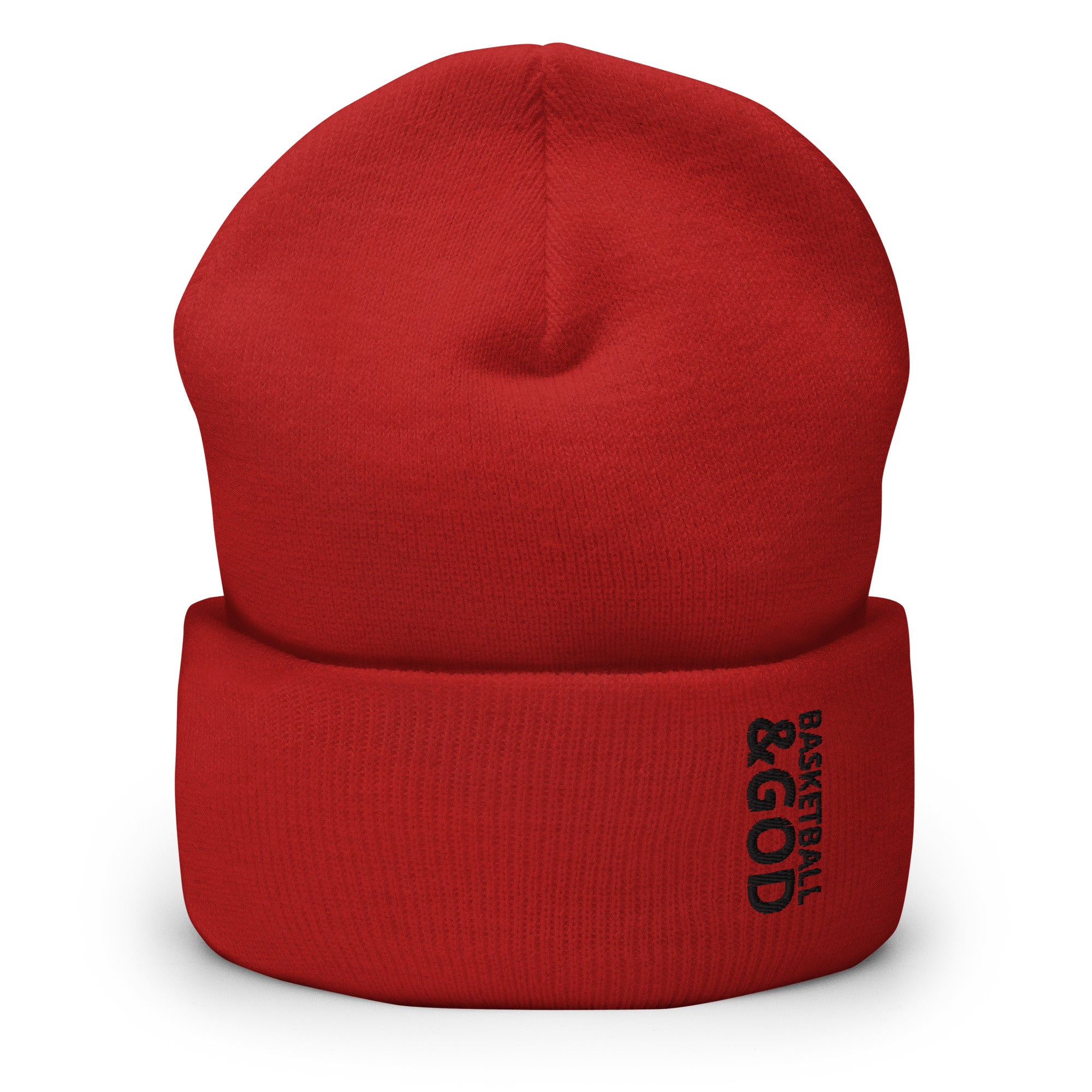 Basketball &God Onyx Cuffed Beanie