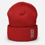 Basketball &God Smoke Cuffed Beanie