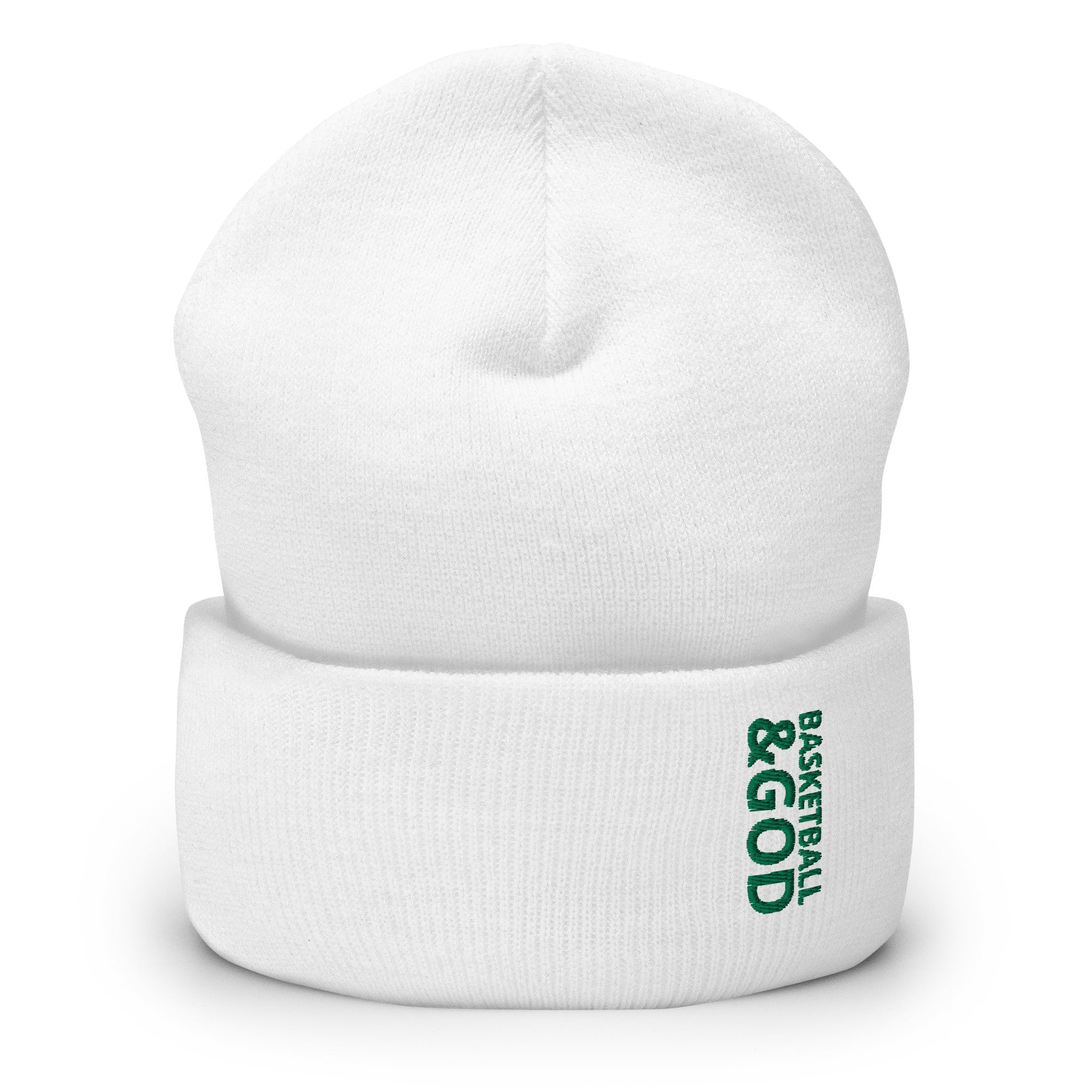 Basketball &God Irish Cuffed Beanie