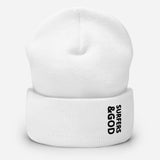 Surfers &God Onyx Cuffed Beanie