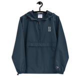 Soccer &God Vertical Embroidered Champion Packable Jacket