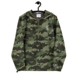 Basketball &God Vertical Embroidered Champion Packable Jacket