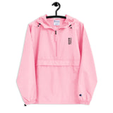 Football &God Vertical Onyx Embroidered Champion Packable Jacket