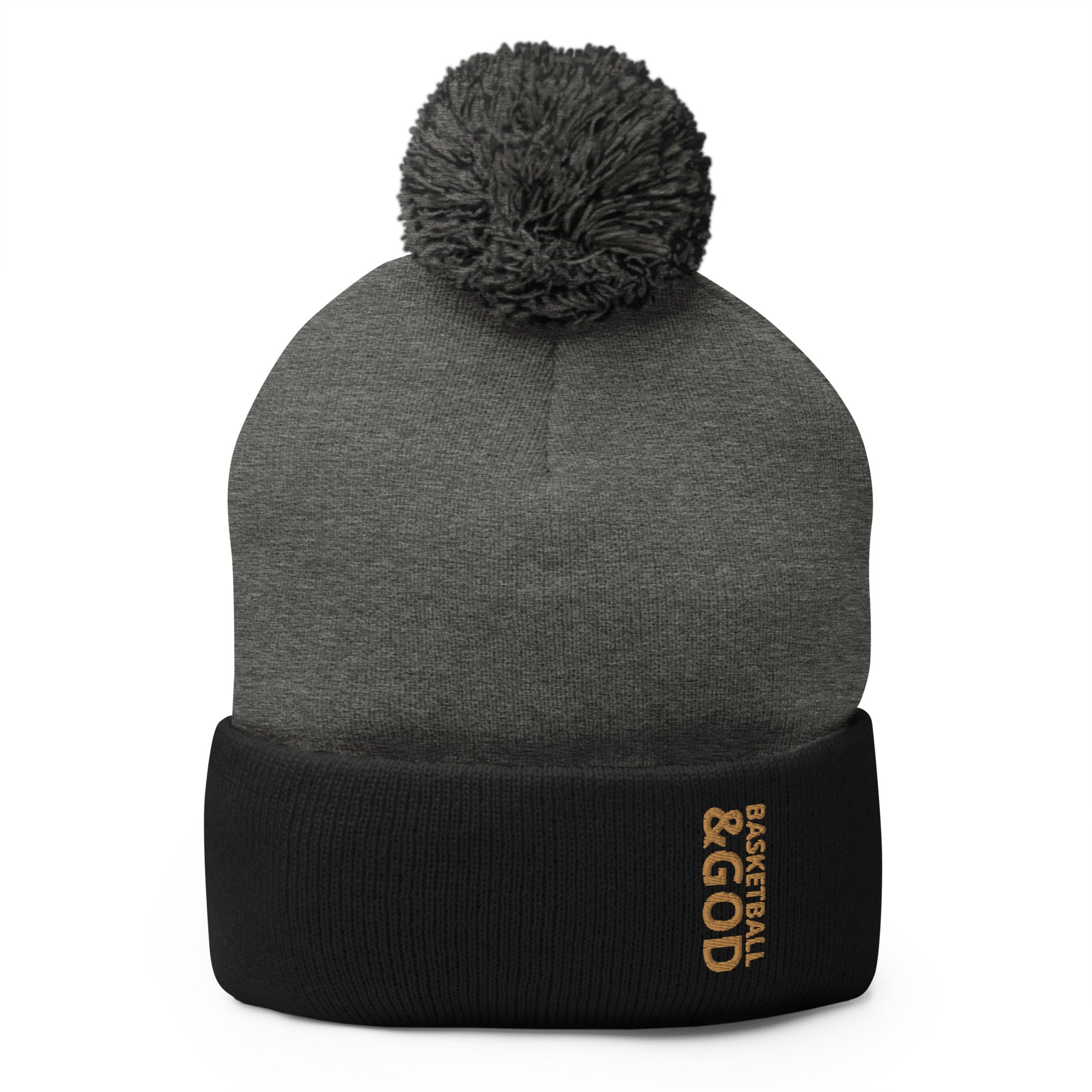 Basketball &God Zest Pom-Pom Beanie
