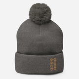 Centers &God Zest Pom-Pom Beanie