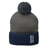 Centers &God Pom-Pom Beanie