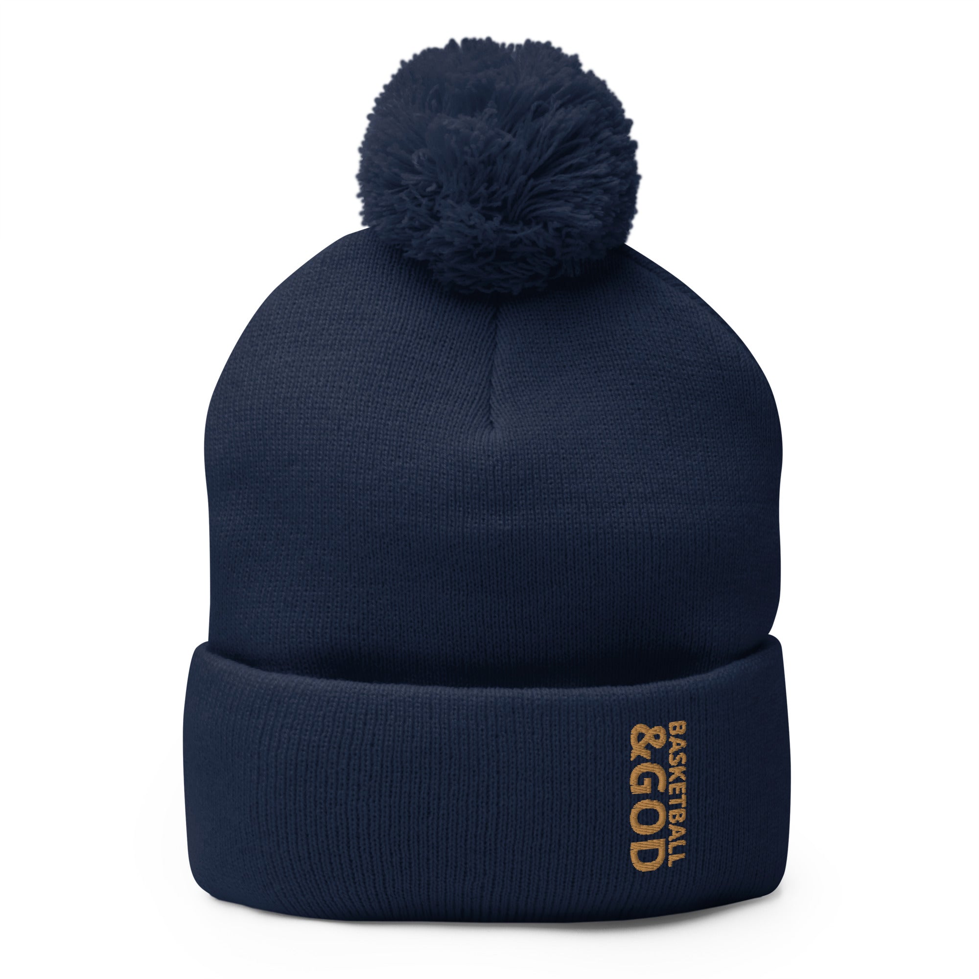Basketball &God Zest Pom-Pom Beanie