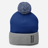 Forwards &God Onyx Pom-Pom Beanie