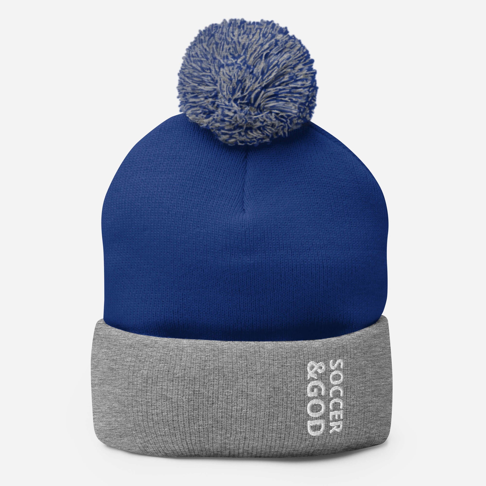 Soccer &God Pom-Pom Beanie