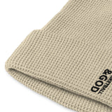 Basketball &God Vertical Onyx Waffle Beanie