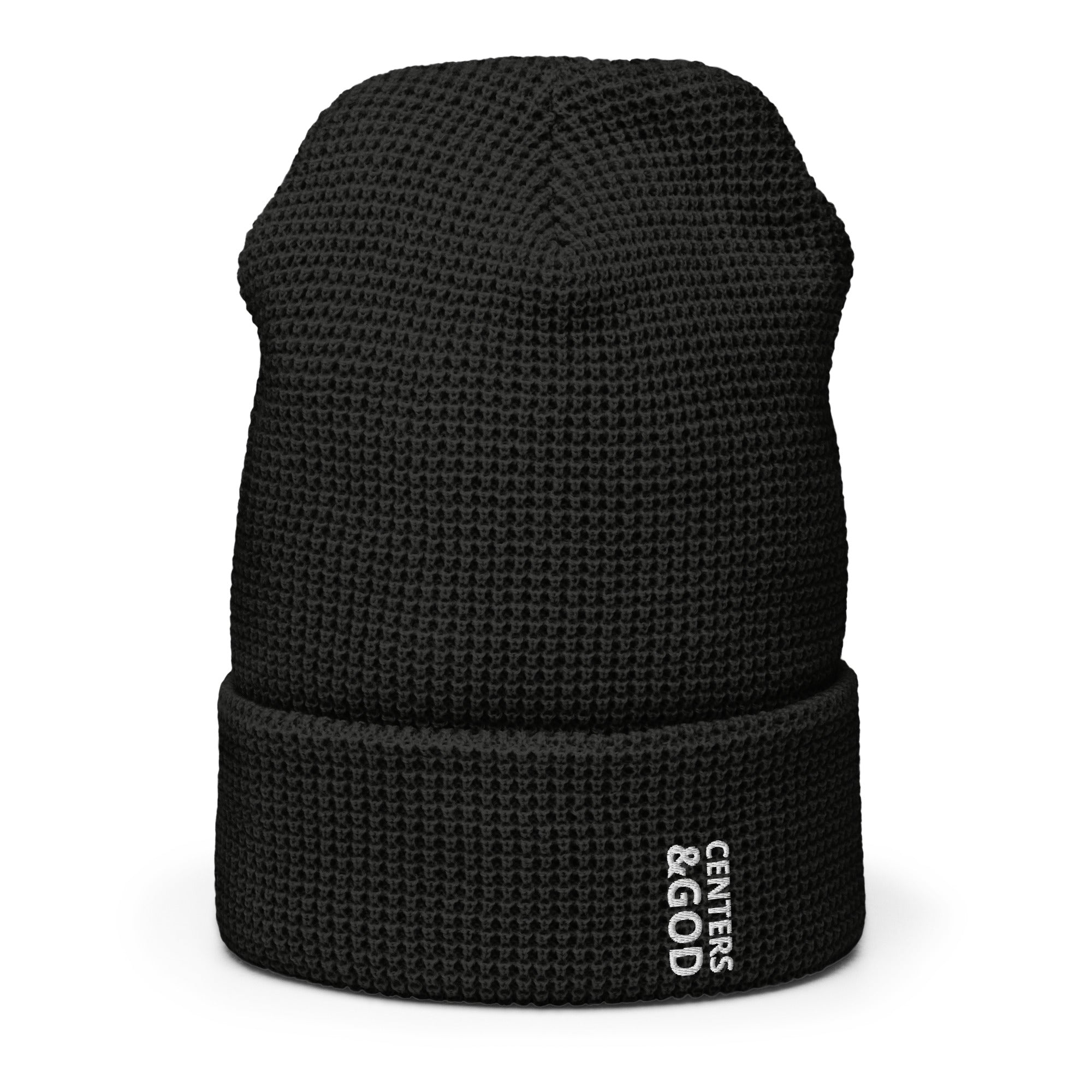 Centers &God Vertical Waffle Beanie
