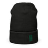 Surfers &God Vertical Evergreen Waffle Beanie
