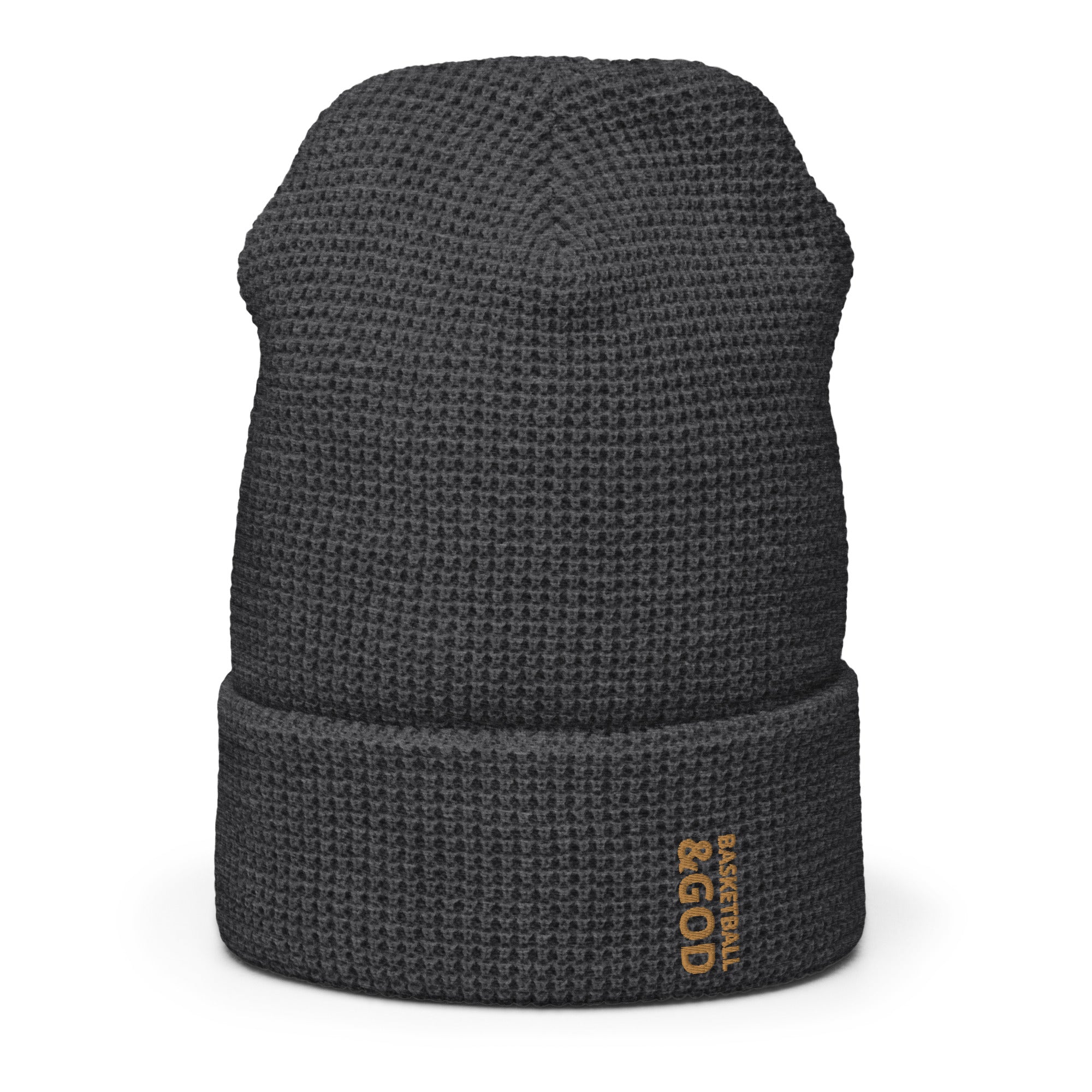 Basketball &God Zest Waffle Beanie