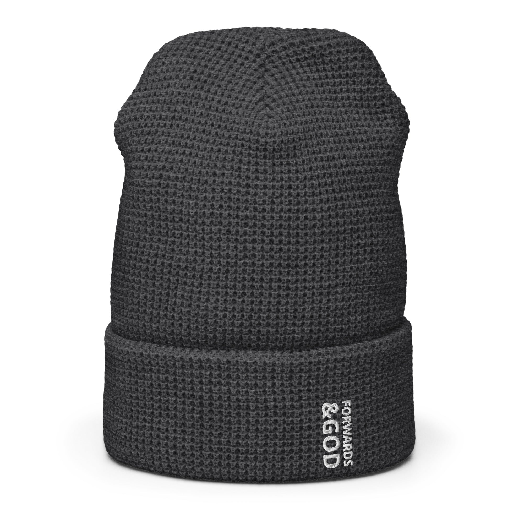 Forwards &God Vertical Waffle Beanie