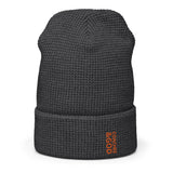 1STAR Coaches &God Vertical Orange Waffle Beanie