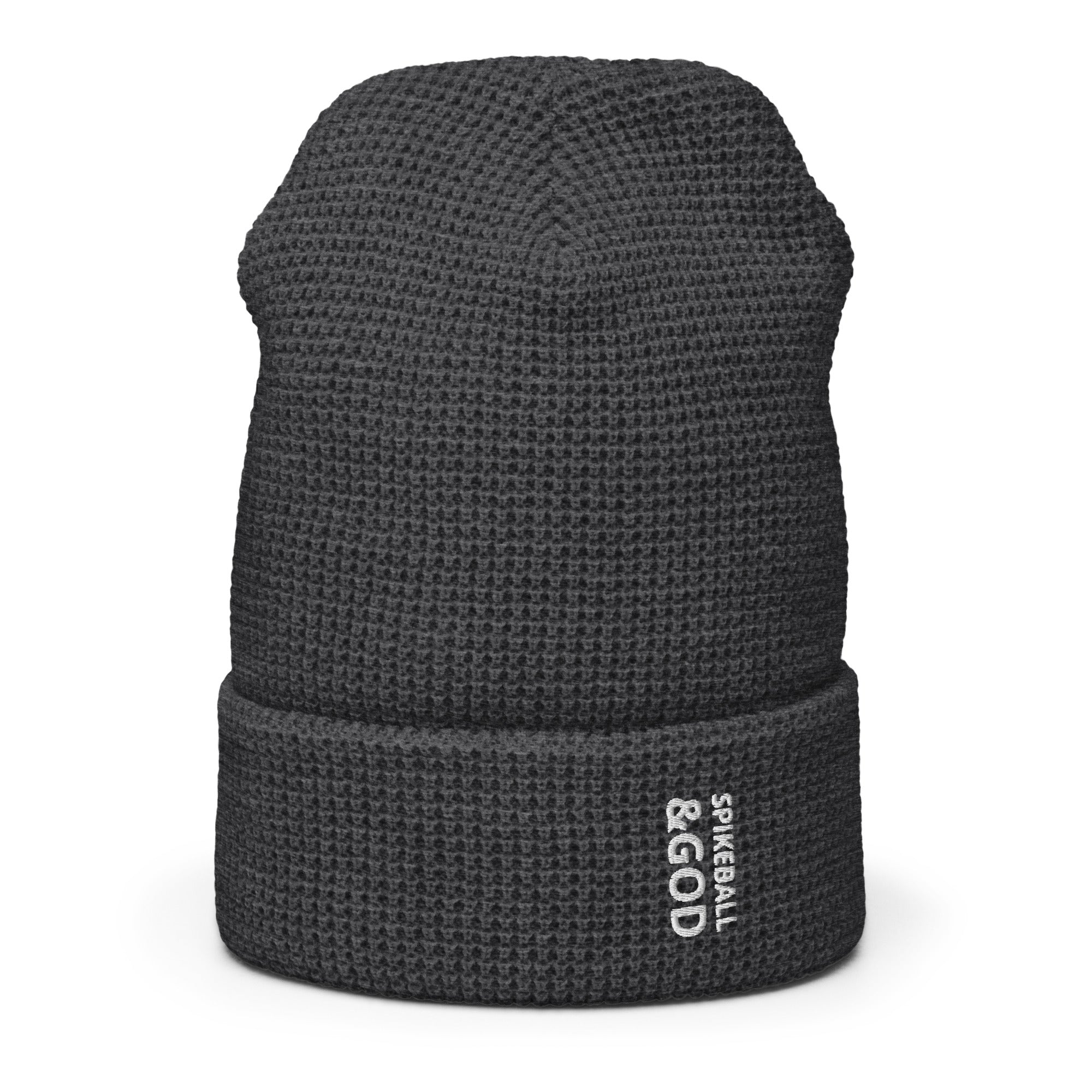 Spikeball &God Vertical Waffle Beanie